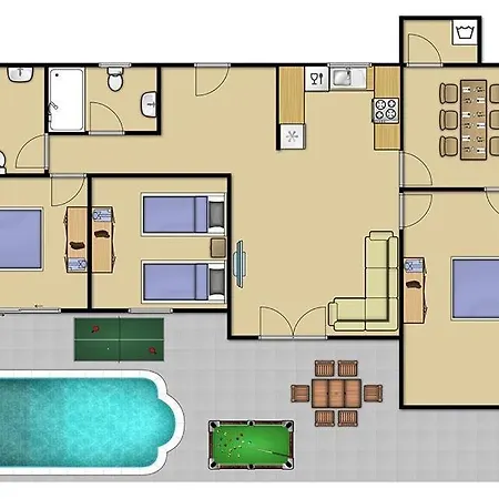 In Playa Blanca Sleeps 6 With Pool Air Con And Wifi